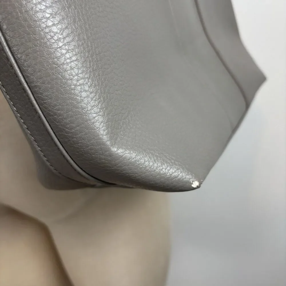 Anne Klein Gray Large Shoulder Tote Bag Purse